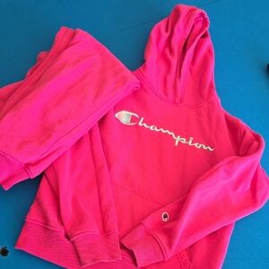 Champion Fuchsia Hoodie and Joggers